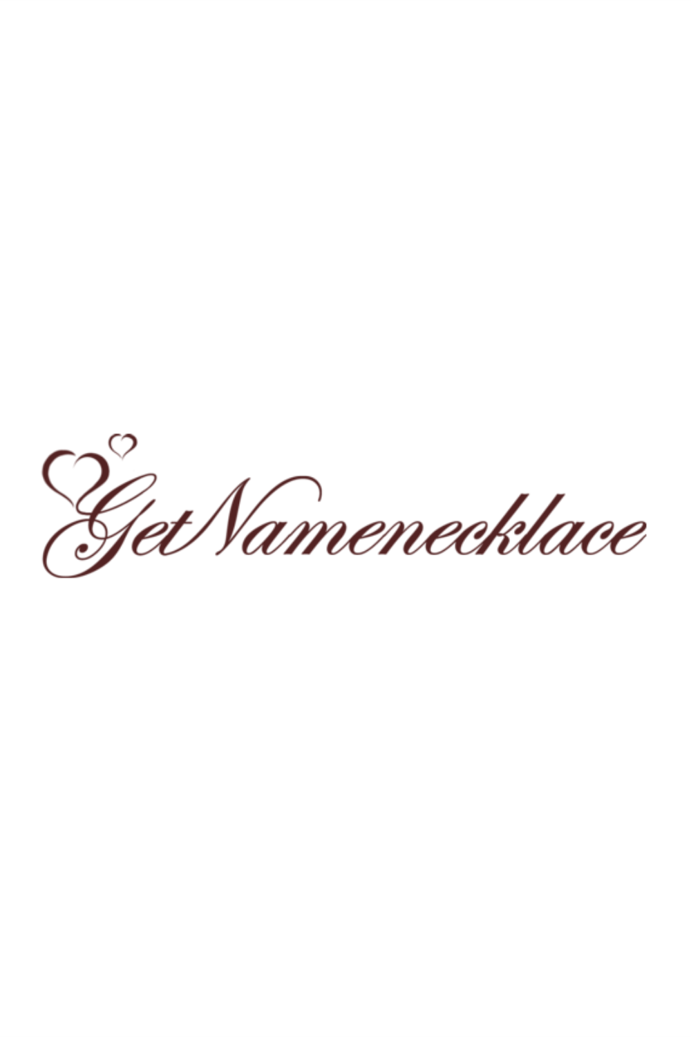 GetNameNecklace: Personalized Name Necklace in Rose Gold At $29.99