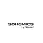 Songmics: White Trash Can with 2 Inner Buckets