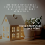 Different monochrome colour combinations will make your home more attractive