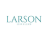 Larson Jewelers: NYMERIA Tension Set Blue Sapphire Titanium Band With Blue Stripe – 4mm